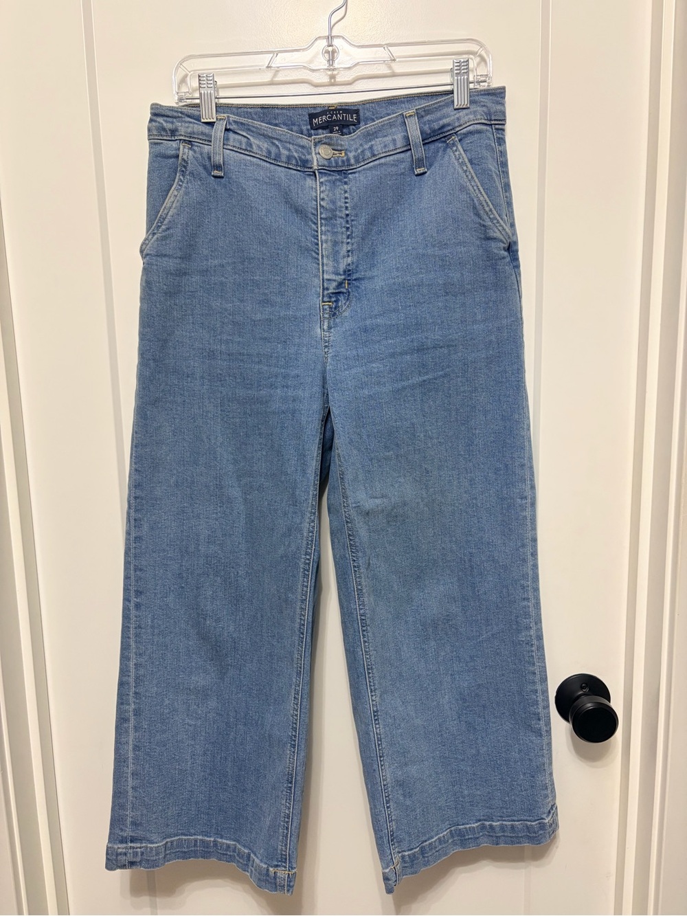 J. Crew Light Blue Wide-Leg Jeans